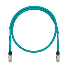 600V高ノイズシールドSF/UTPケーブル　CAT5E　2m　青緑