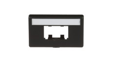 フェースプレート　黒