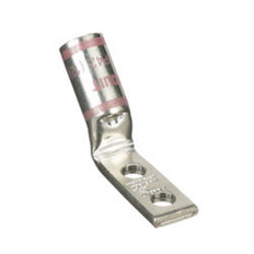 銅製圧縮端子　2穴　幅細取付板