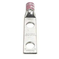 銅製圧縮端子　2穴　電線サイズ　AWG　1/0