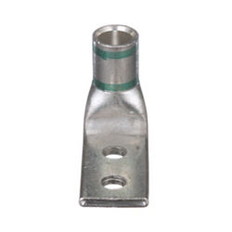 銅製圧縮端子　2穴　電線サイズ　AWG1