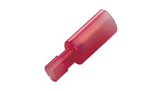 ナイロン完全絶縁被覆付メス型ギボシ端子