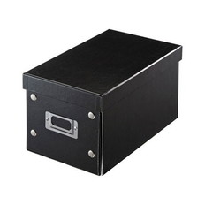組み立て式CD　BOX(ブラック･W165mm)