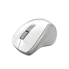 5ボタン　Bluetooth5.0　BlueLED　マウス　ホワイト