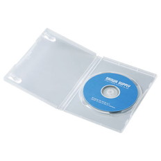 DVDトールケース(1枚収納10枚セットクリア)