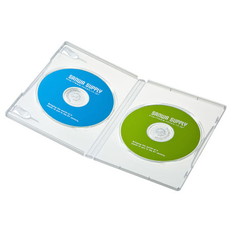 DVDトールケース(2枚収納10枚セットクリア)
