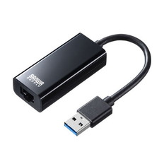 有線LANアダプタ(USB　A　Gen1-LAN変換･Gigabit対応･ブラック)