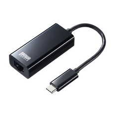 有線LANアダプタ(USB　Type-C-LAN変換･Gigabit対応･ブラック)