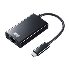 有線LANアダプタ(USB　Type-C-LAN変換･USBハブ付き･Gigabit対応･ブラック)