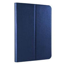 第6世代iPadmini　マルチアングルレザーケースブルー