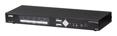 USBハブ搭載　4ポート　USB　DVI　マルチビューKVMPスイッチ
