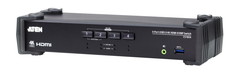 4ポート　USB　3.0ハブ搭載　HDMI　KVMPスイッチ(4K対応､オーディオミキサーモード搭載)