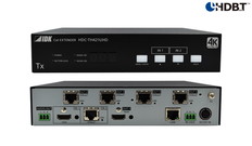 4K対応2入力5分配出力ツイストペアケーブル送信器