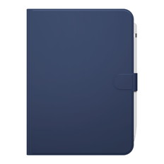 iPad10.9用フリーアングルレザーケース　ブルー