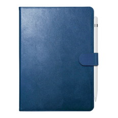 iPad10.9用2アングルレザーケース　ブルー