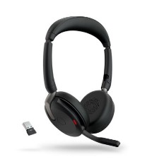 Jabra　Evolve2　65　Flex　Link380a　UC　Stereo(折りたたみ式･無線ヘッドセット)