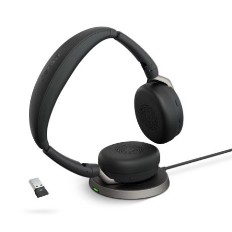 Jabra　Evolve2　65　Flex　Link380a　MS　Stereo　Wireless　Charger(折りたたみ式･無線ヘッドセット)