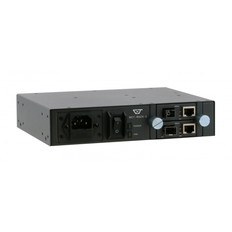 コンパクトメディアコンバータMCTシリーズ収納ラック/メディコン2台/1U/AC電源1台