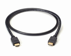 HDMI2.0　高速仕様ケーブル　HDMIオス/HDMIオス　PVC　1m(LAN接続機能付)