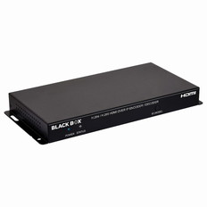H.264/H.265　エンコーダ/デコーダ*設定でいずれか選択　HDMI　over　IP　1ポート　PoE　最大フルHD　電源別売
