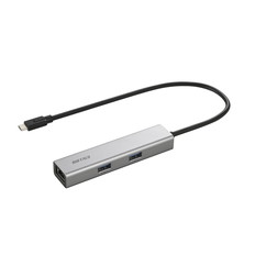 USB-Cドッキングステーション5ポートPD非対応　シルバ-