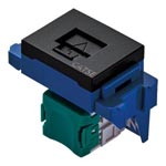 情報モジュラジャック(CAT5E)(埋込型)(マットブラック)