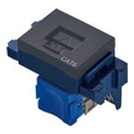 情報モジュラジャック(CAT6)(埋込型)(マットグレー)