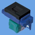 ぐっとす情報モジュラジャック(ブラック)(CAT5E)(埋込型)