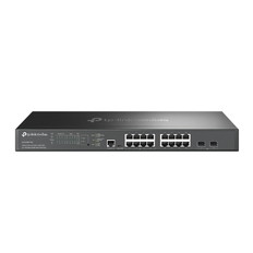 Omada　2.5G　16ポート&10GE　SFP+　2ポート　L2+　マネージスイッチ(PoE+8ポート搭載)