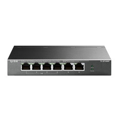 6ポート10/100Mbps　デスクトップスイッチ(PoE+4ポート搭載)