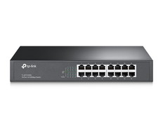16ポート　10/100Mbps　デスクトップ/ラックマウント　スイッチングハブ
