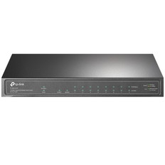 10ポート　ギガビット　デスクトップ　スイッチングハブ(8　PoE+ポート搭載)