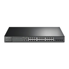 JetStream　24ポート　ギガビット　POE+　L2　マネージスイッチ/4スロット　SFP