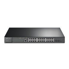 JetStream　24ポート　ギガビット　POE+　L2+　マネージスイッチ/4スロット　10GE　SFP+