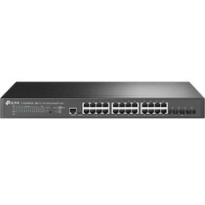 JetStream　24ポート　2.5GBASE-T　&　4ポート　10GE　SFP+　L2+　マネージドスイッチ(PoE+16ポート　&　PoE++8ポート搭載)
