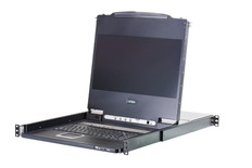 8ポート　16:9ワイドLCDドロワー(ロングレール)