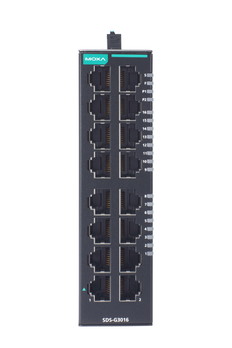 Compact　industrial　full　Gigabit　smart　Ethernet　switch　with　16G　ports　　-10　to　60°C