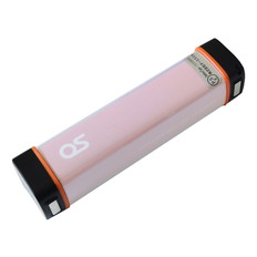 防水LEDチャージャーバッテリー容量2500mAh/LED付/ピンク