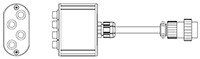 全天候型バッテリー･移動電源　GBシリーズオプション/連結ボックス(4口)