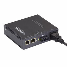 ギガビットメディアコンバータ　10/100/1000(2)　+　1G　MM850SC550m(1)　電源内蔵