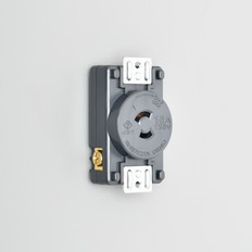 引掛形　パネル用コンセント　2P　15A　125V
