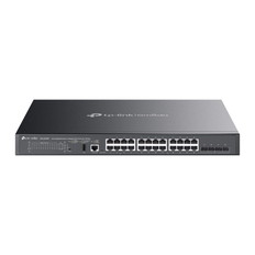 Omada　24ポートギガビット　スタッカブルライトL3マネージPoE++スイッチ(10Gスロットx4搭載)