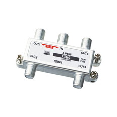 4K8K対応4分配器(1端子電流通過型)
