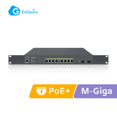 2.5G　x8　PoE+　SFP　plus　x2　PoE給電　:　240W　50℃
