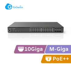 2.5G　x24　PoE+　SFP　plus　x6　　PoE給電　:　740W　50℃