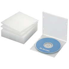 Blu-ray/DVD/CDケース(スリム/PP/1枚収納)