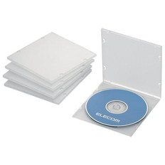 Blu-ray/DVD/CDケース(スリム/PP/1枚収納)