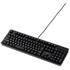 USBハブ付有線プレミアムメンブレンキーボード