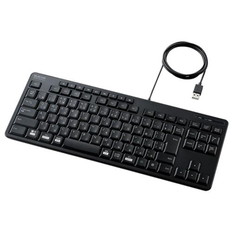 有線静音コンパクトキーボード