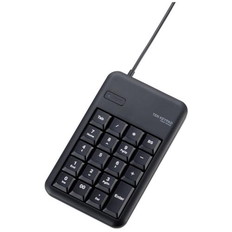 2ポートUSB2.0ハブ付きコンパクトUSBテンキーパッド